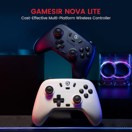 จอยเกมไร้สาย GAMESIR NOVA LITE - DOMINO WHITE_4